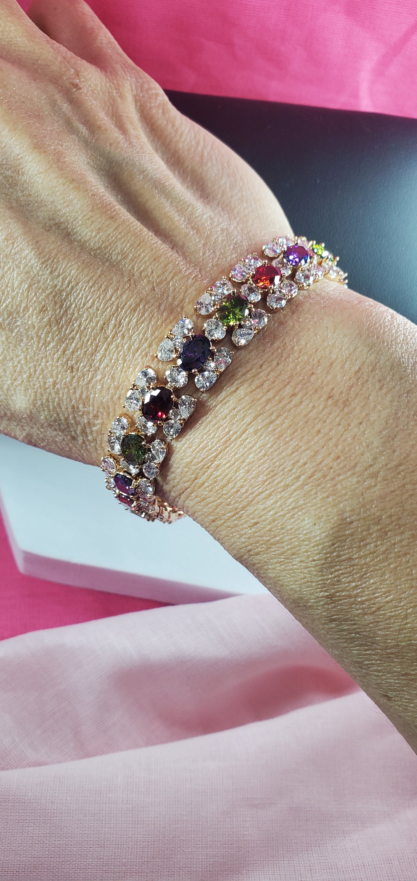 Brazalete Lleno de Circonias