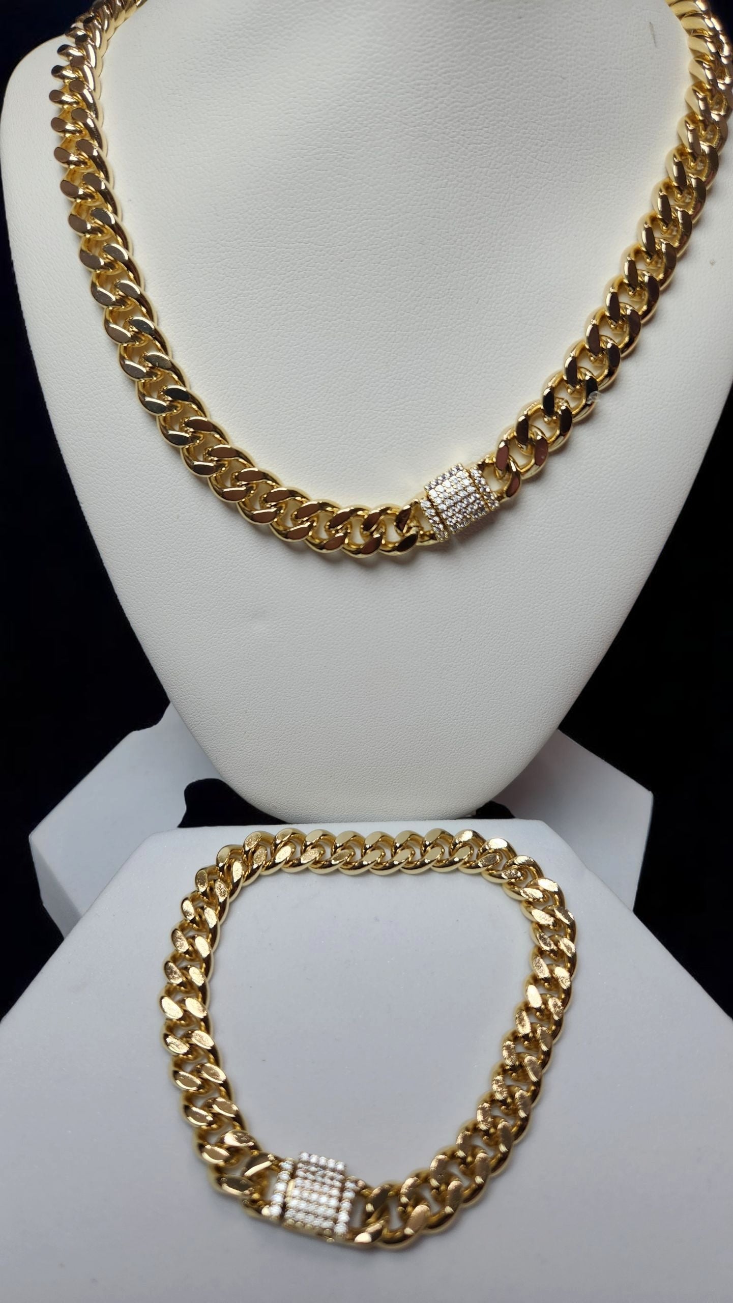 Monaco Chain & Bracelet 50cm