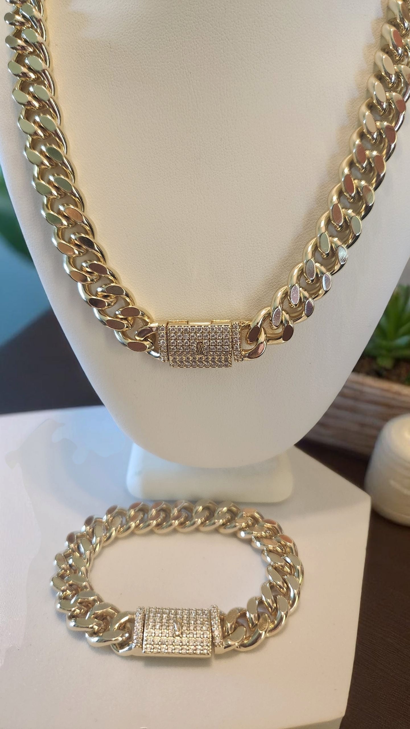 Monaco Choker & Bracelet 43cm