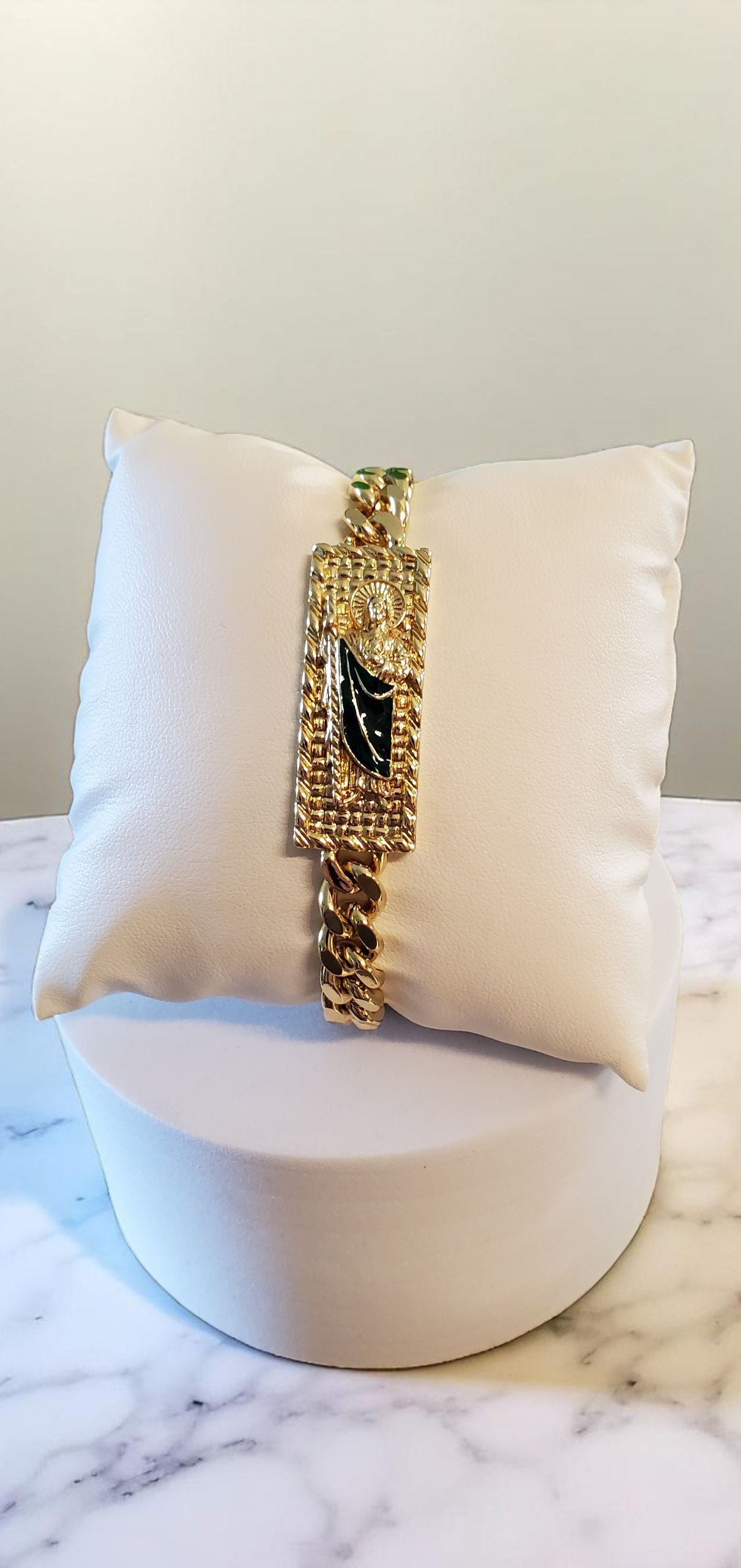 Cut Saint Jude Bracelet Jade Green