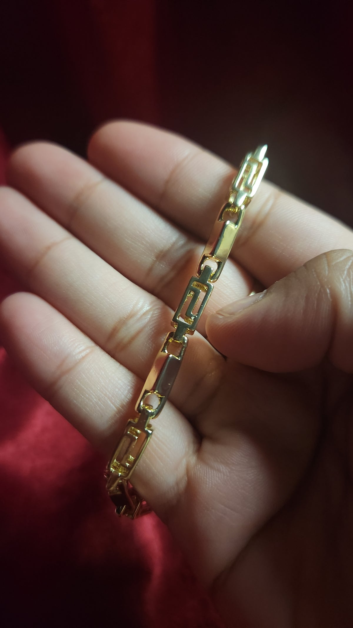 Designer Style Bracelet and Chain Set