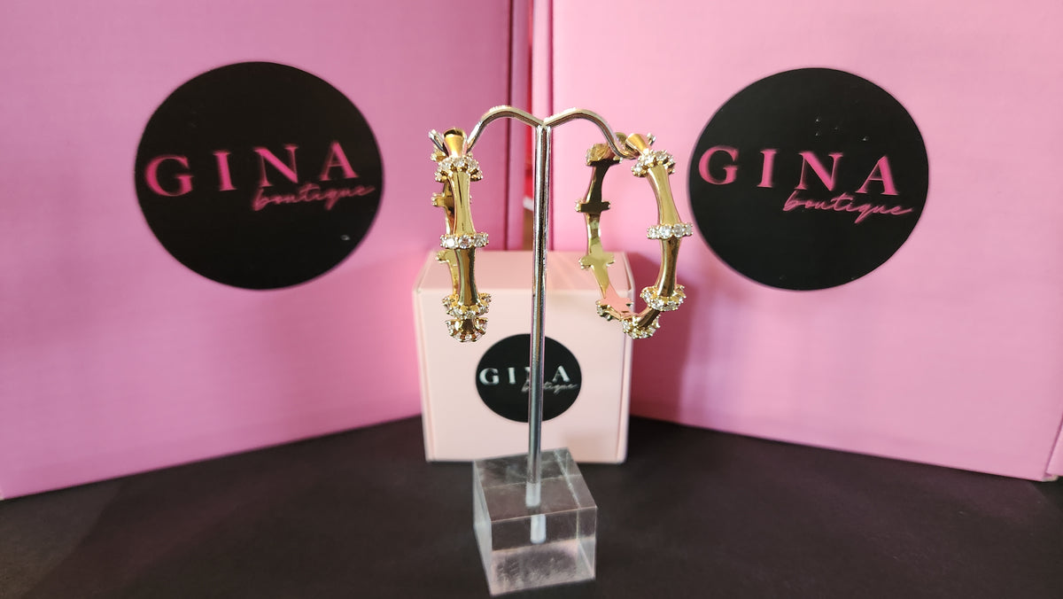 Bamboo Style Earrings