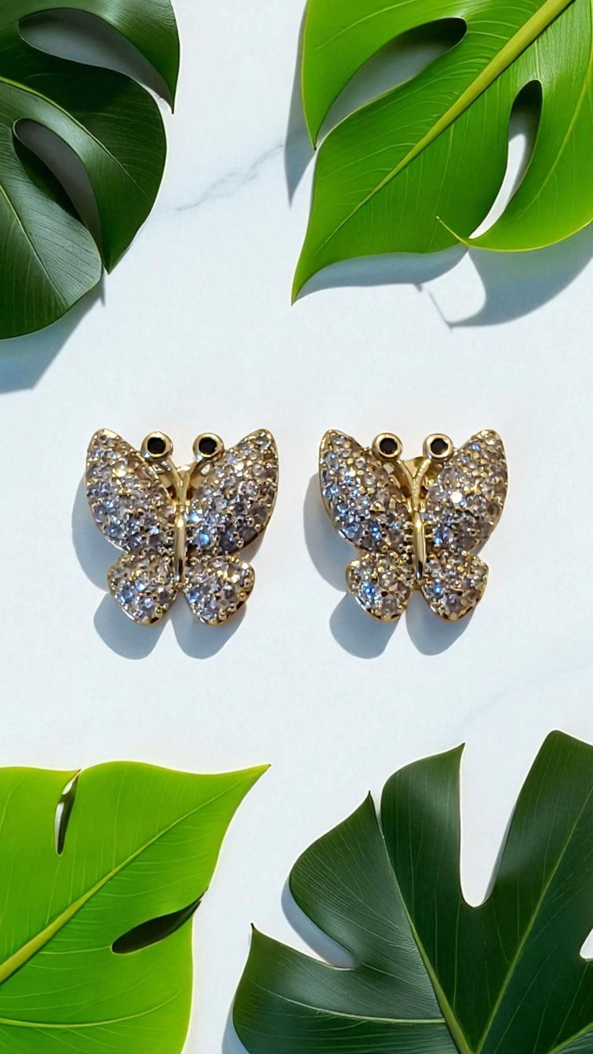 Glamorous Butterfly Earrings