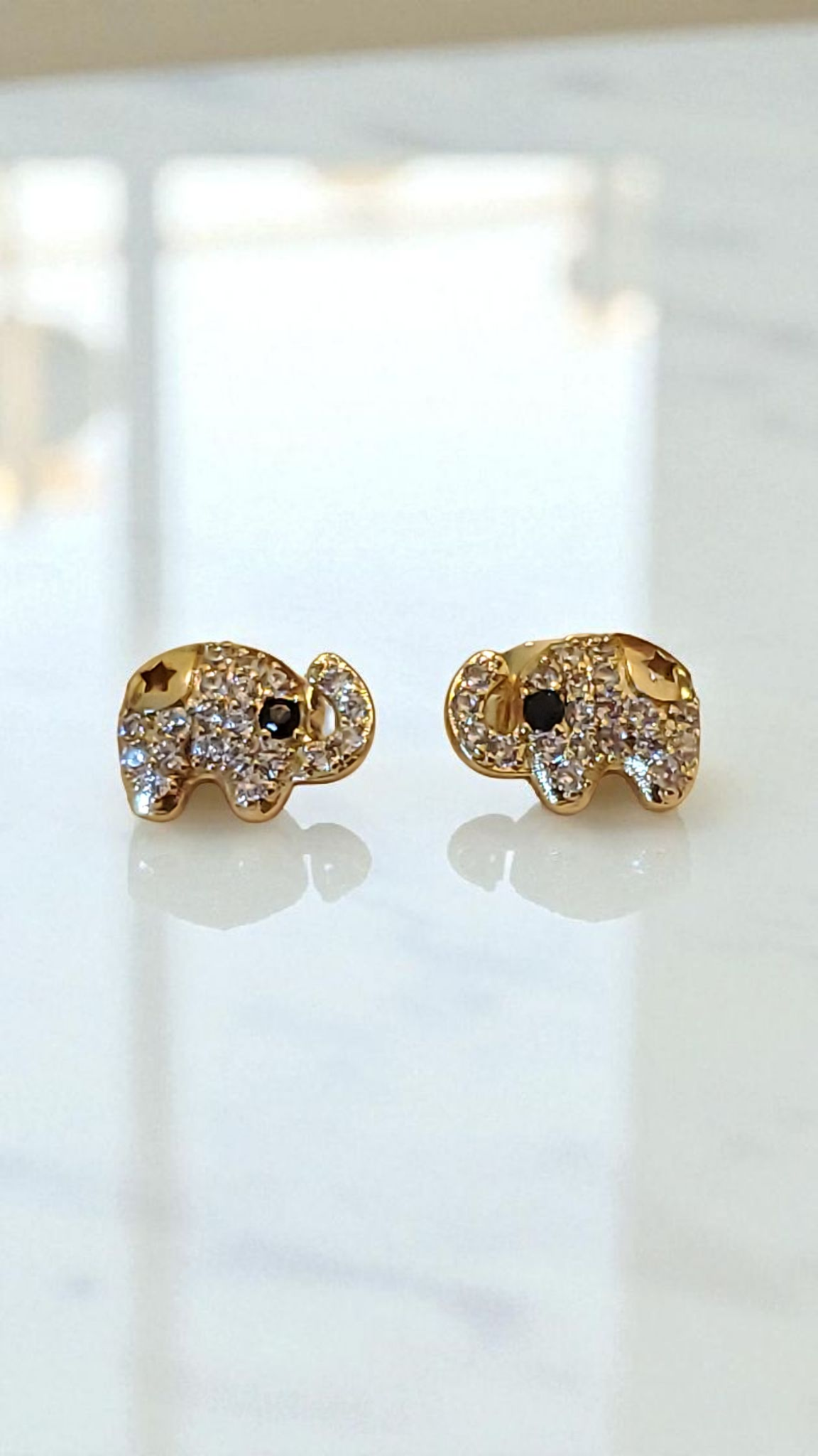 Glamorous Elephant Earrings
