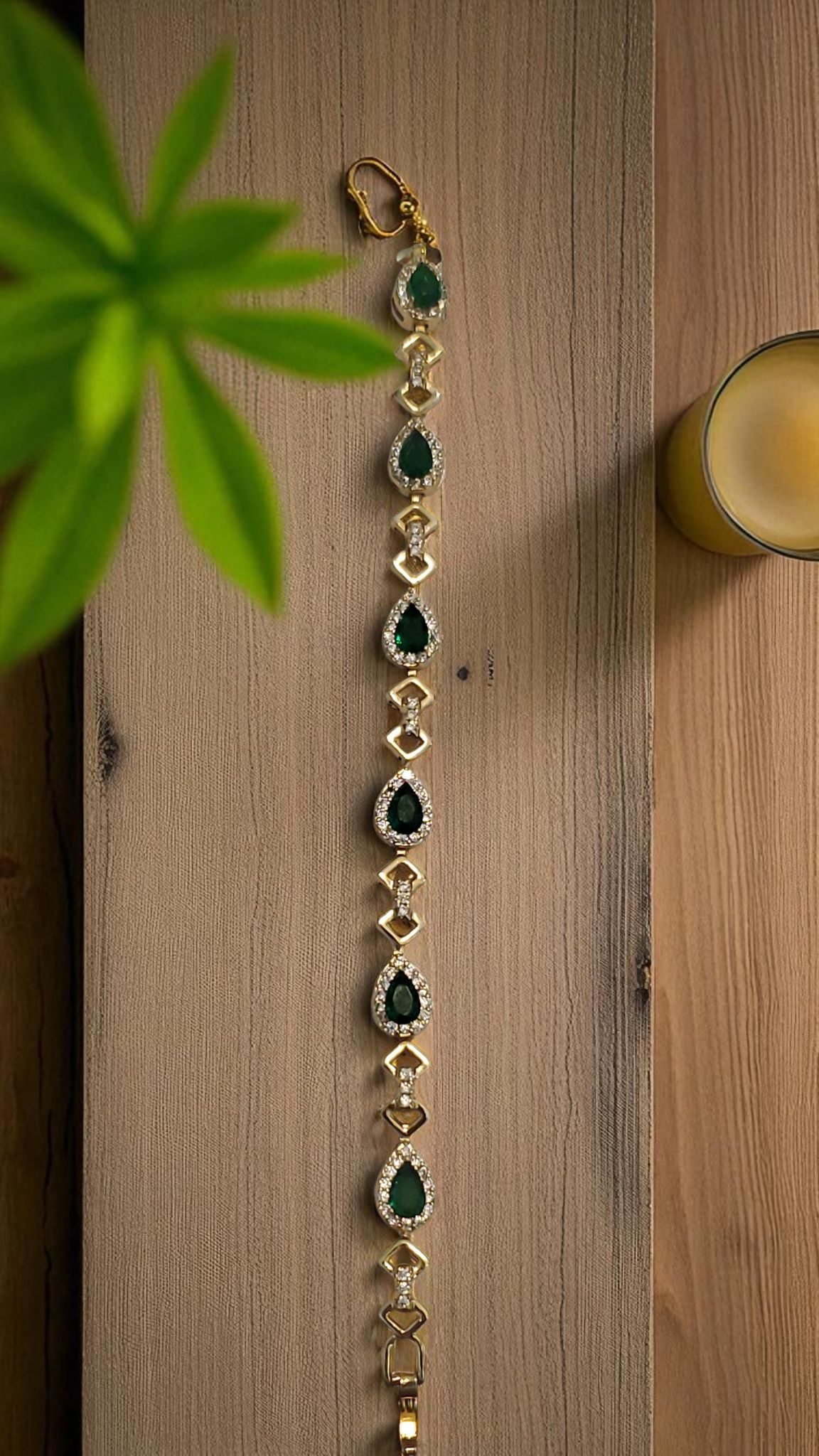 Colored Pear Bracelet