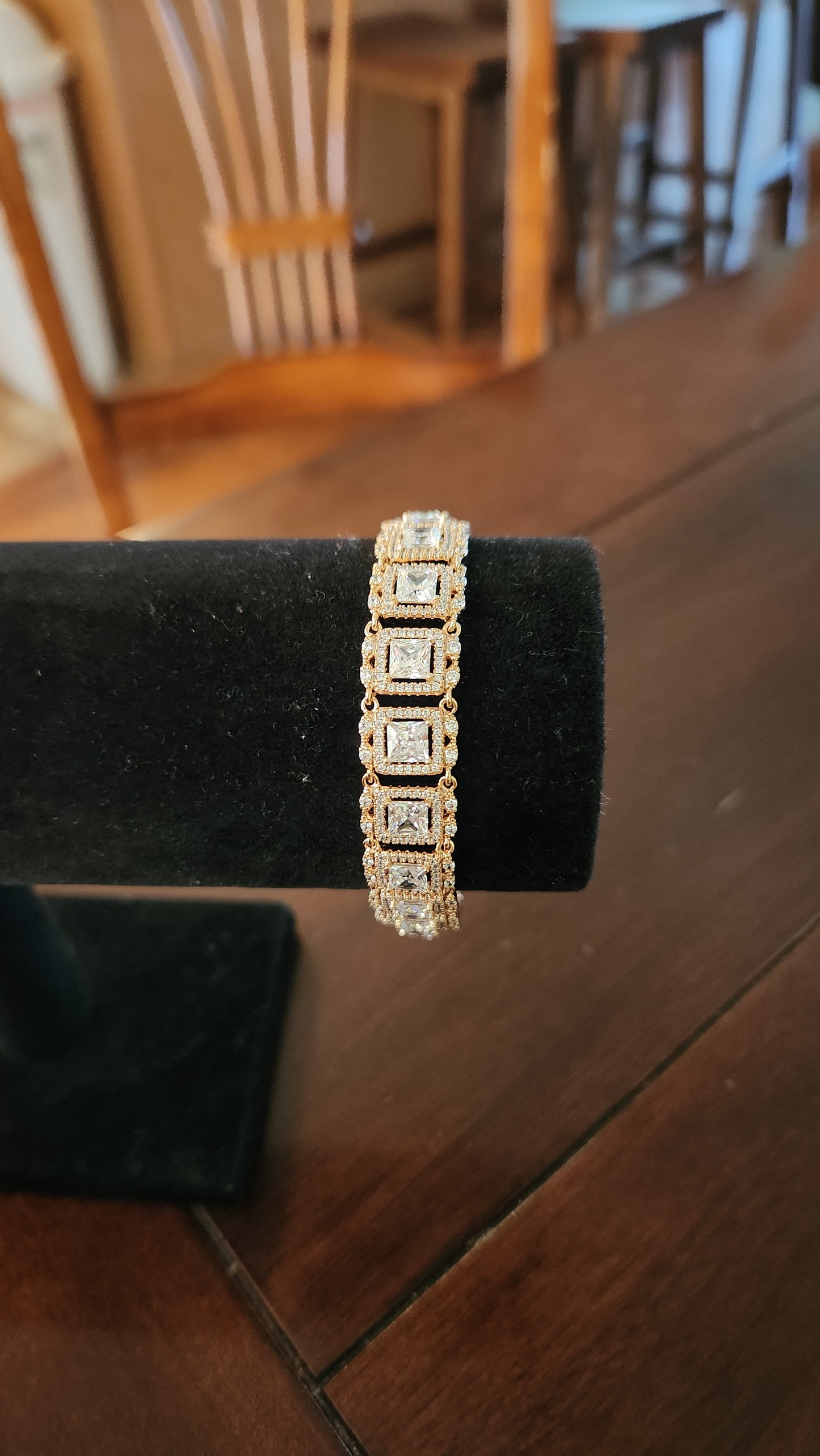 Rose Gold Watch Style Bracelet