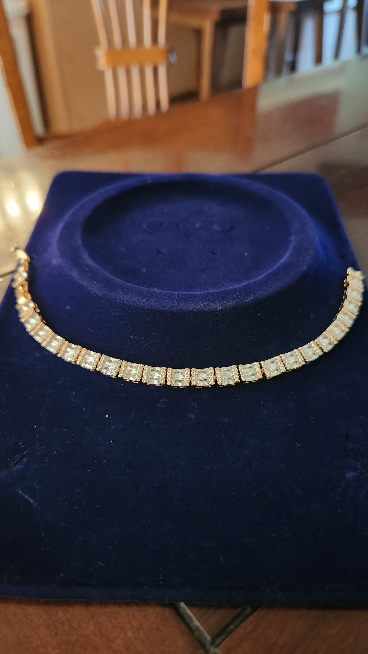 Rose Gold Segmented Column Bracelet