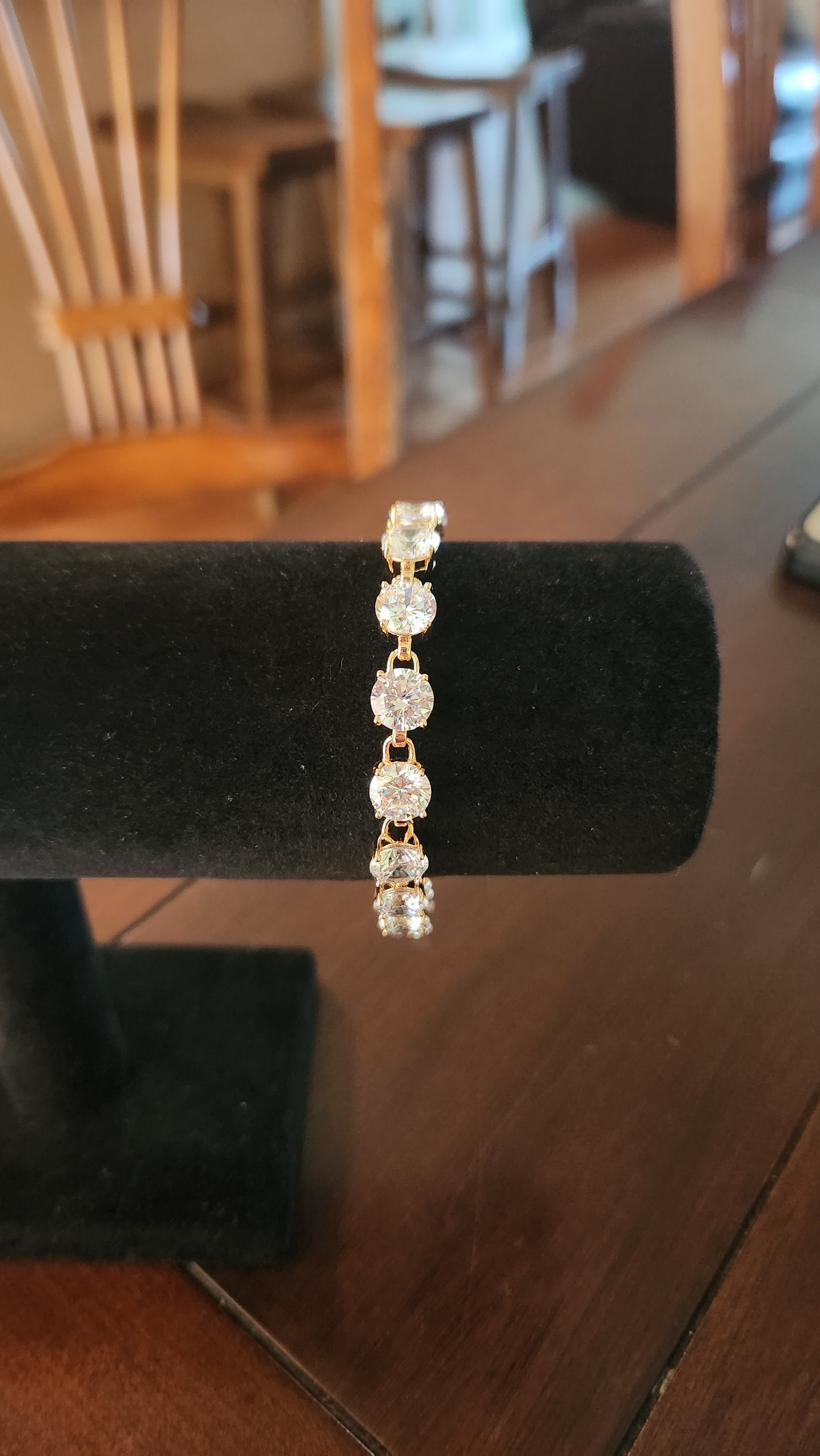 Rose Gold Large Studed Bracelet