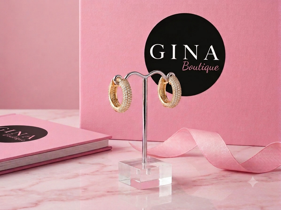 20mm Gold Huggie Hoop Earrings