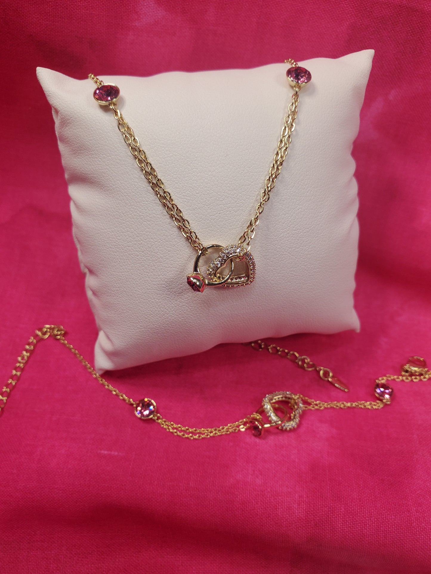 Pulsera de Corazon con Anillo