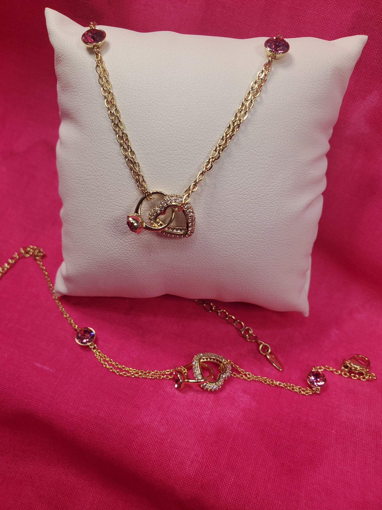 Pulsera de Corazon con Anillo