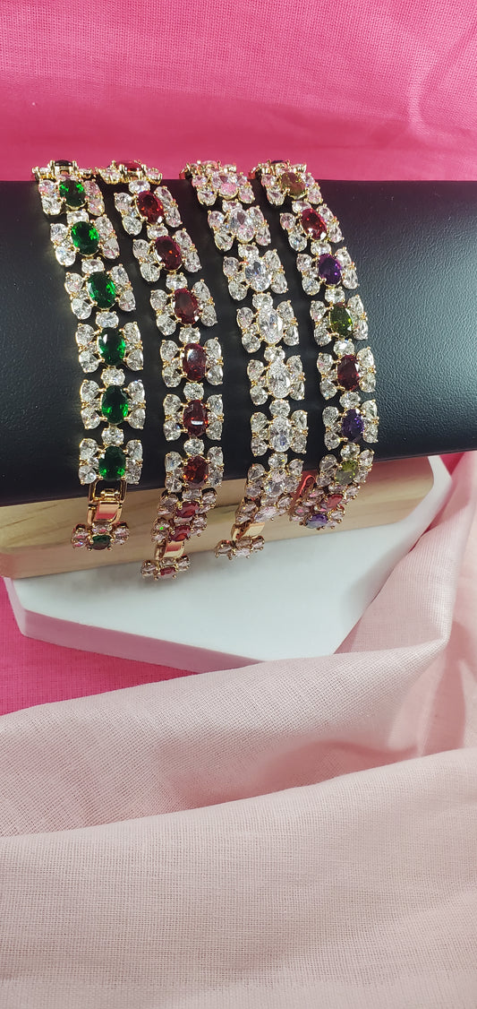 Brazalete Lleno de Circonias