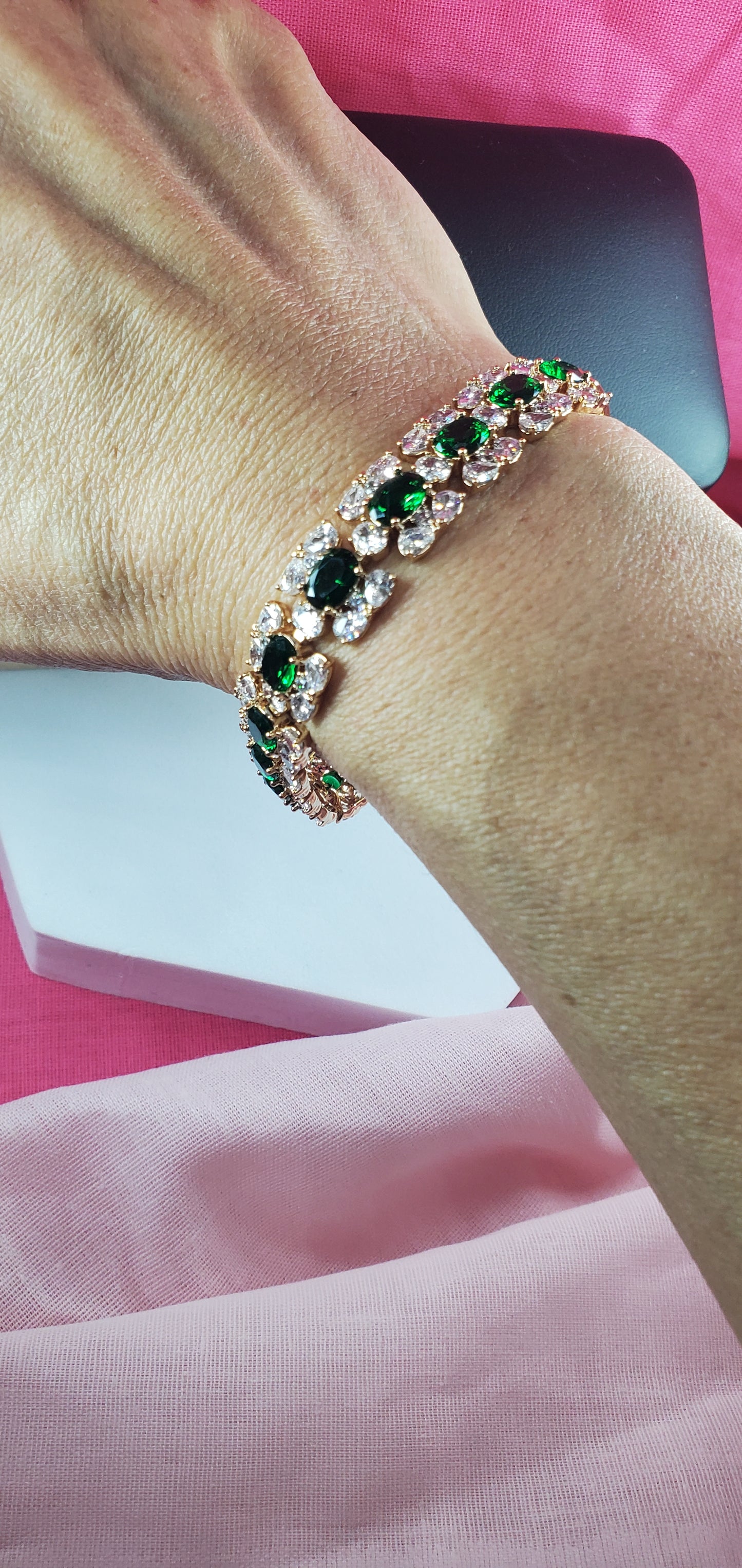 Brazalete Lleno de Circonias