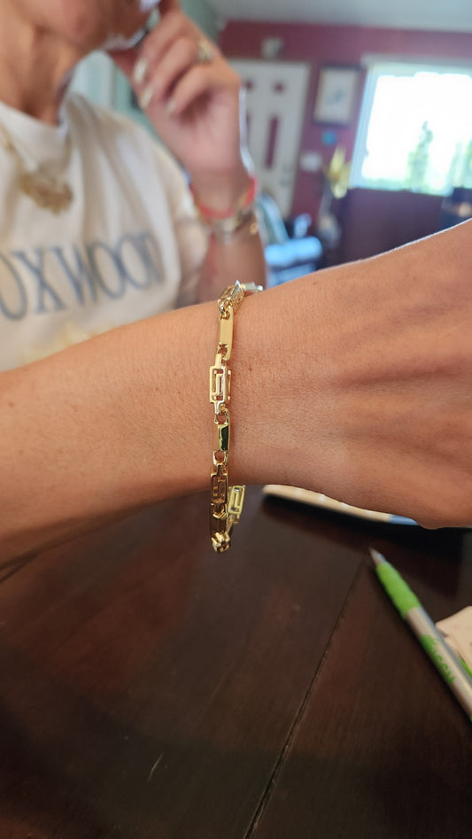 Designer Style Bracelet and Chain Set