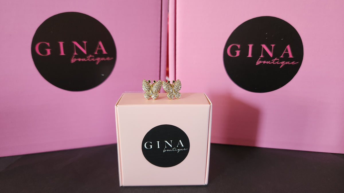 Glamorous Butterfly Earrings