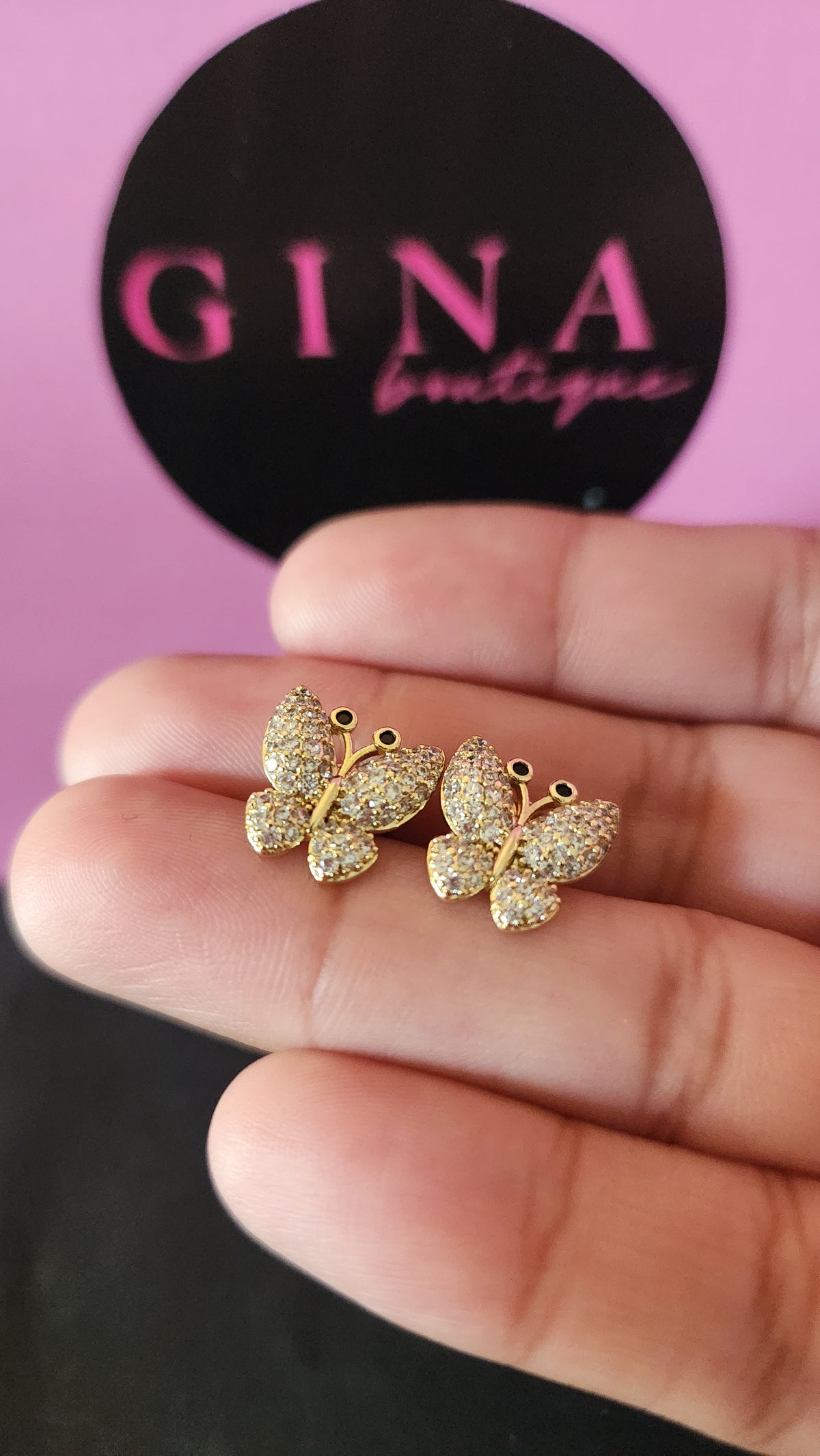 Glamorous Butterfly Earrings
