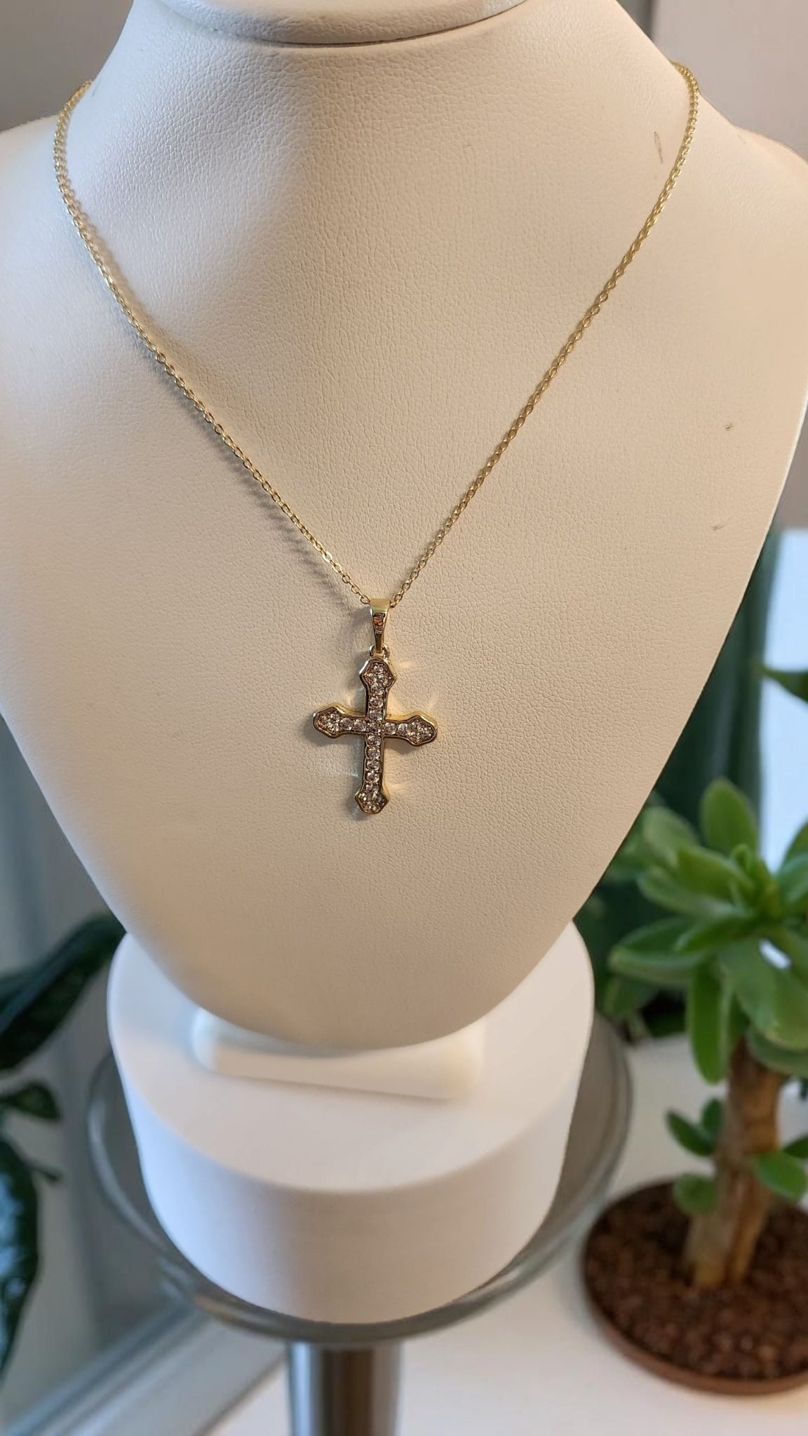 Brilliant Cross Necklace