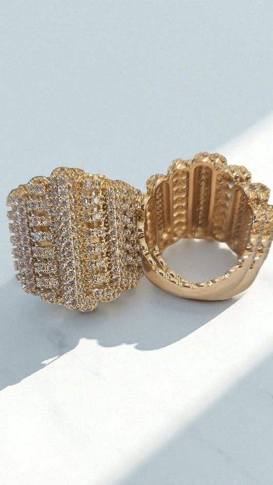 Chunky Encrusted Ring