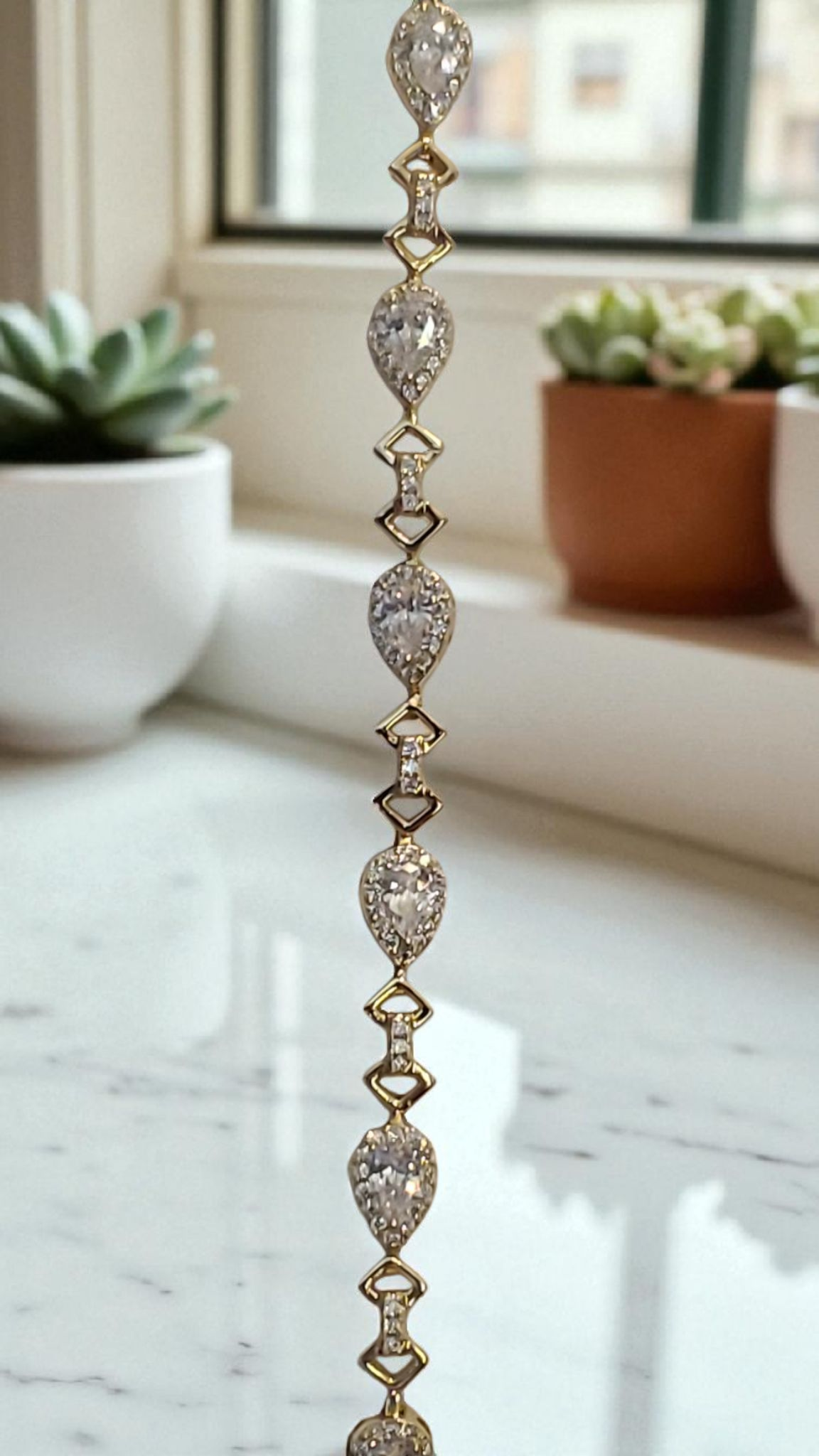 Colored Pear Bracelet