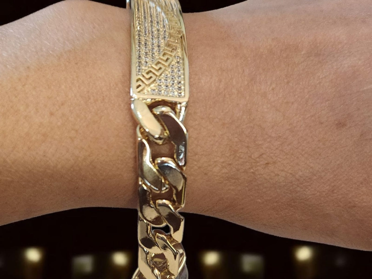Plate Cuban Link Bracelet