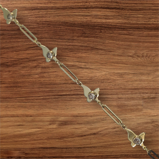 Thin Butterfly Bracelet