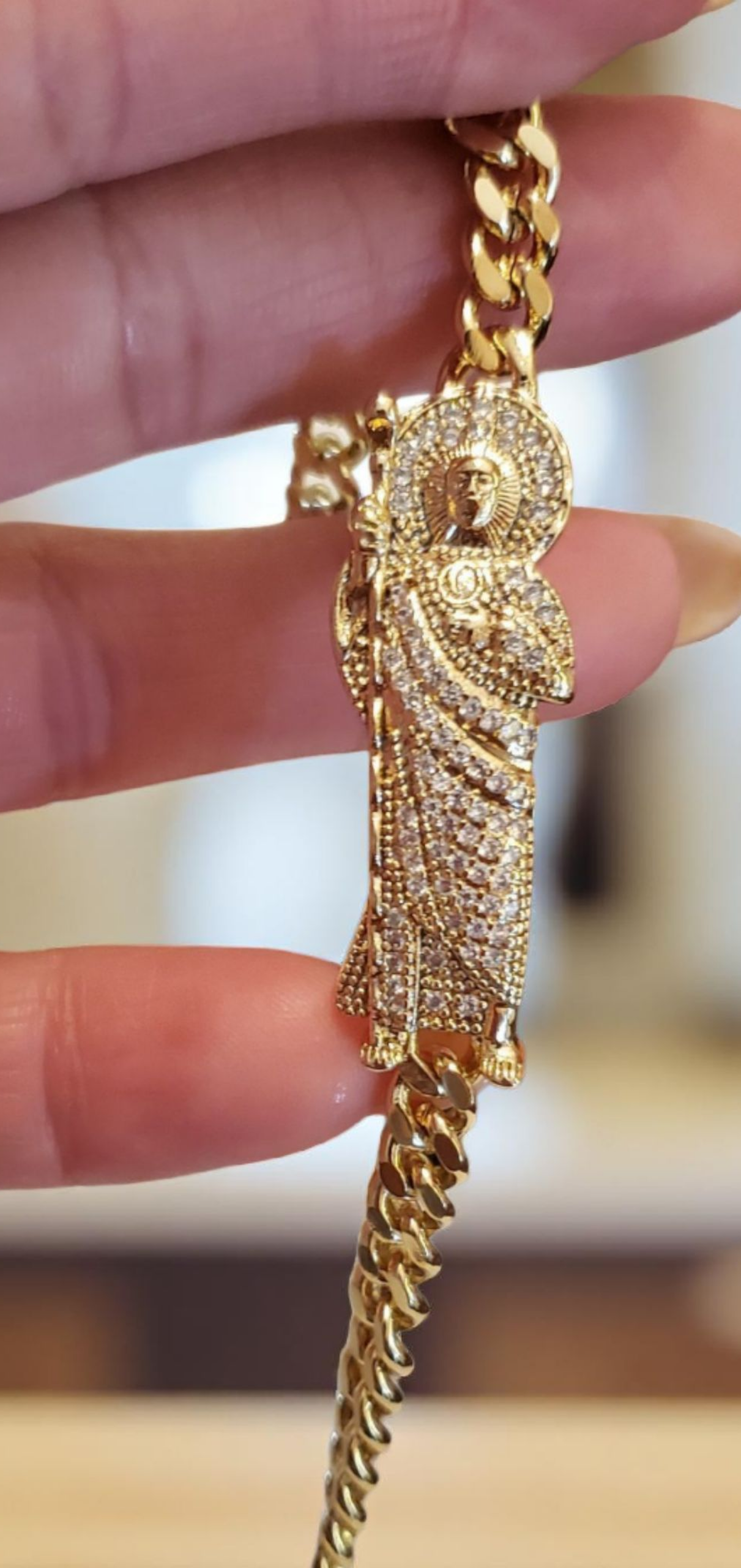 Thin Decorated Saint Jude Bracelet