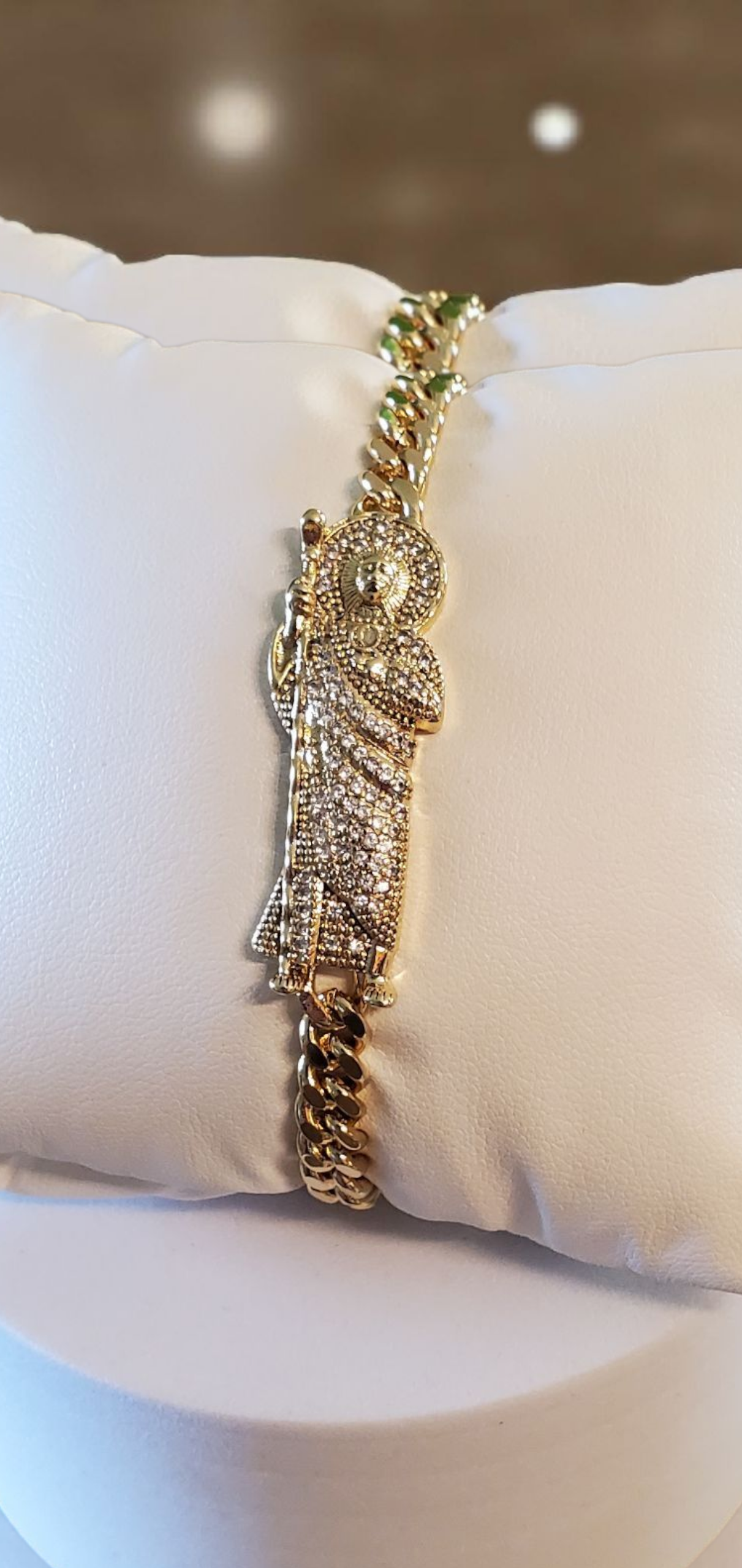 Thin Decorated Saint Jude Bracelet