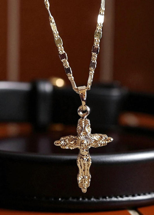 Valentino Style Necklace with Cross