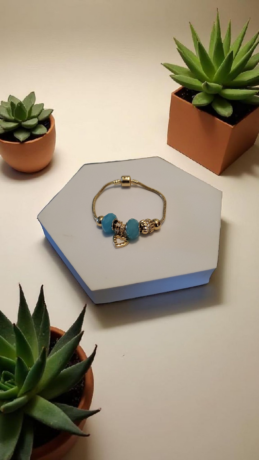 Blue Pandora Bracelet Cut
